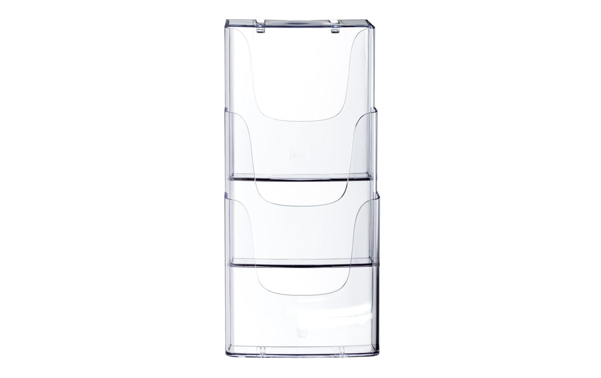 Sigel Wandprospekthalter – zur Wandmontage, Acryl, transparent, 235 × 545 mm – für A4