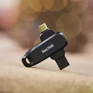 SanDisk USB-Stick – 64 GB, USB-C/USB-A, 100 MB/s