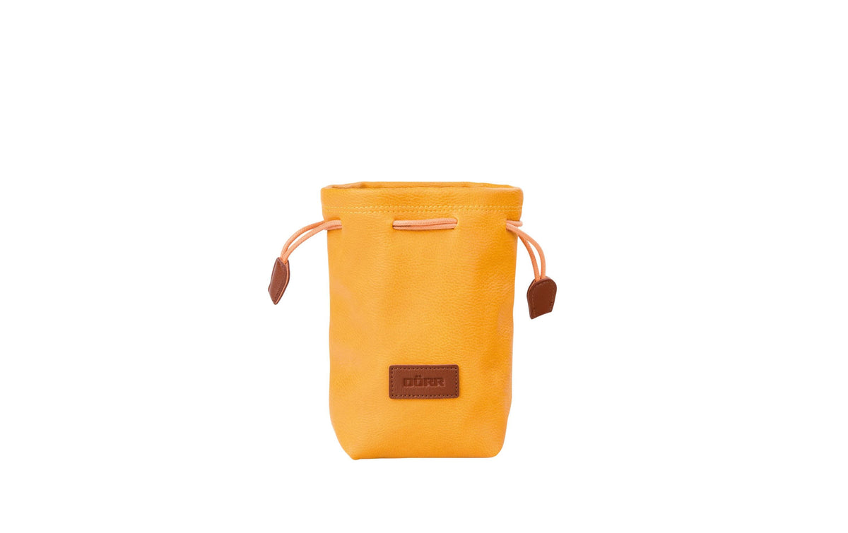 Dörr SKIN M Objektivbeutel – 100 × 180 × 65 mm – für alle Marken – Gelb