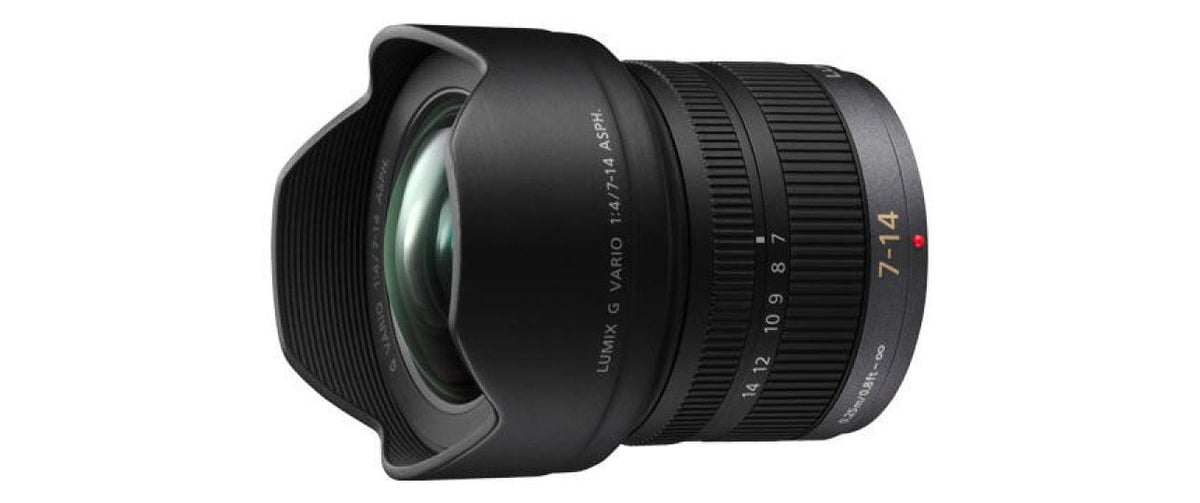Panasonic H-F007014 MFT-Bajonett Weitwinkel-Objektiv – 7–14 mm f/4