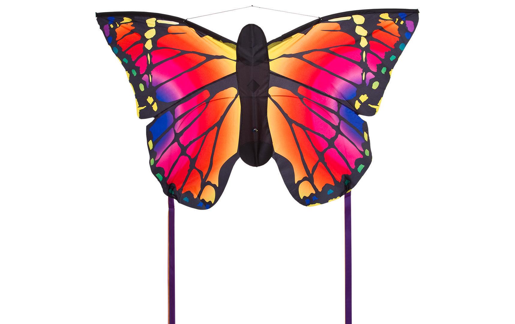 Invento Butterfly Ruby Einleinerdrachen – 60 m Schnur – 130 × 80 cm – ab 5 Jahren