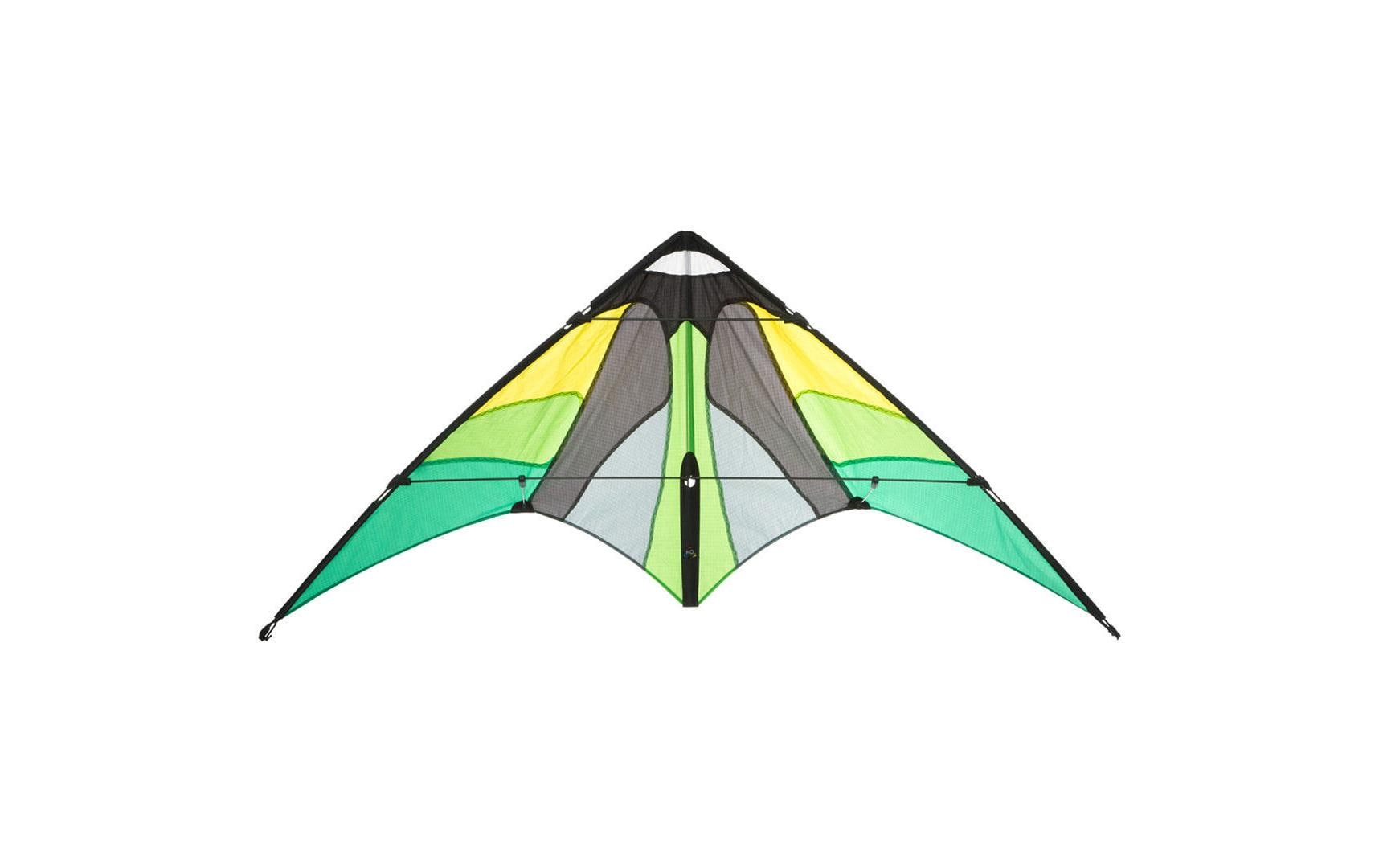 Invento Lenkdrachen Dual-Linie – 115 × 51 cm – 2 Leinen, 25 m Schnur – ab 10 J. – Ripstop-Polyester