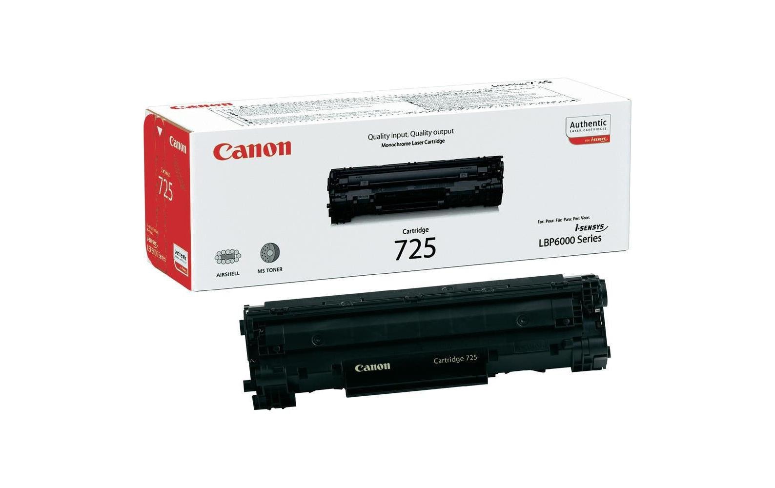 Canon Toner 725 – schwarz, 1600 Seiten