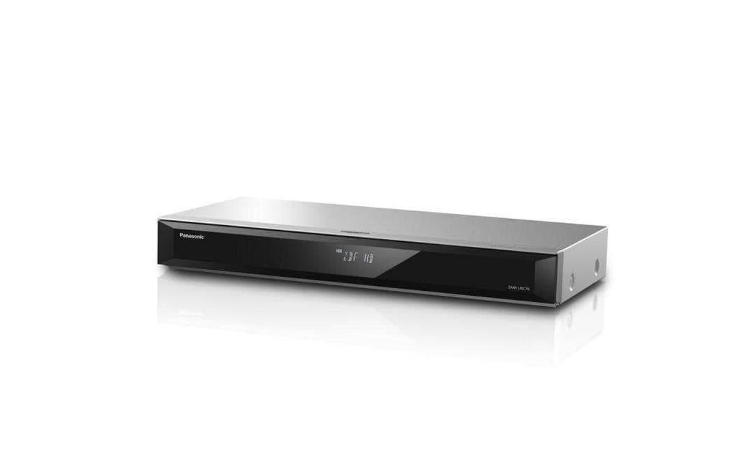 Panasonic DMR-UBC70EGS – Blu-ray-Recorder, USB, DVB-C/T2, 4K, 500 GB, Silber