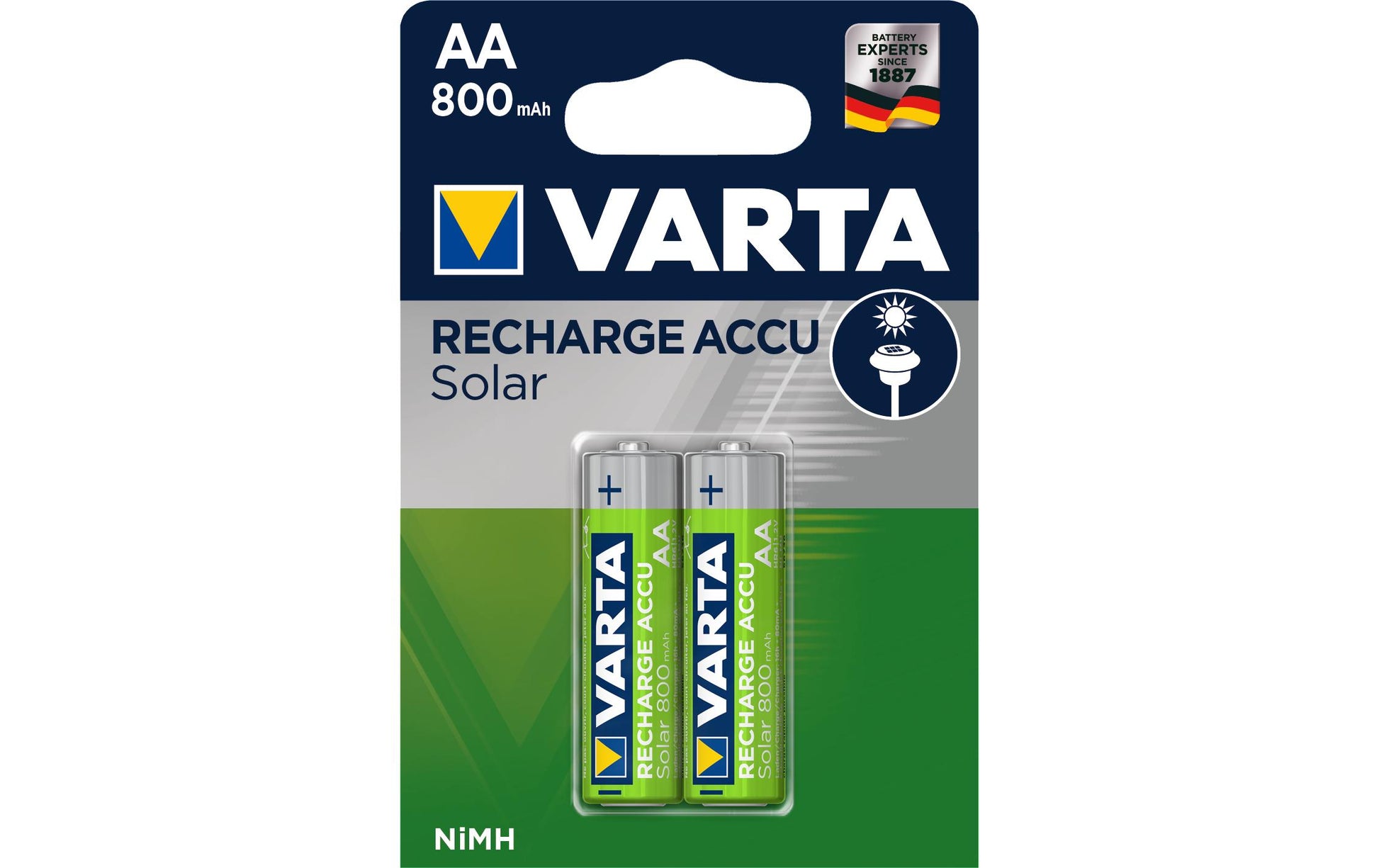 Varta AA Akkus – NiMH, 800 mAh, 1,2 V – 2 Stk.