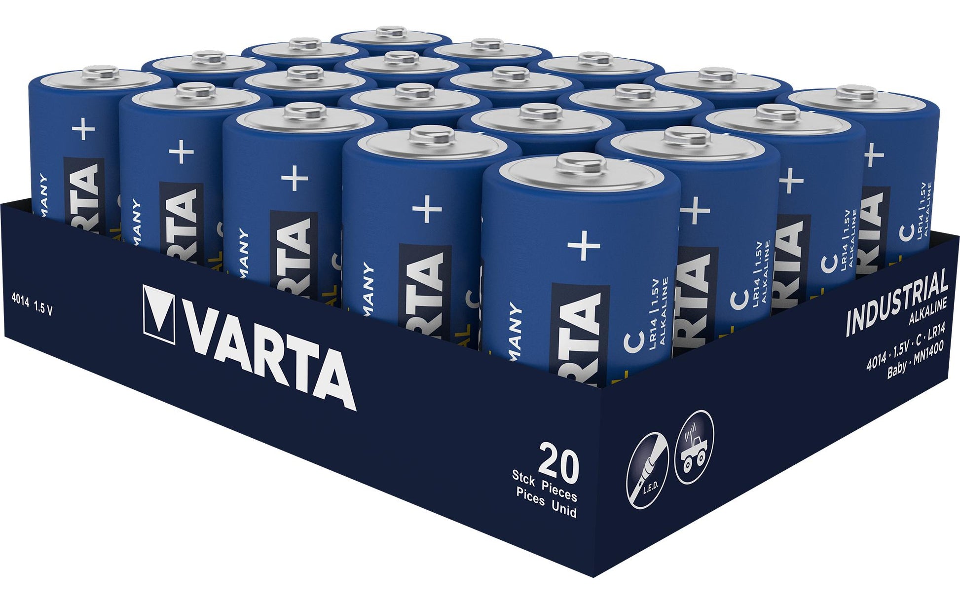 Varta Akku 1,5 V 7800 mAh 11,70 Wh Alkali-Mangan – für Geräte