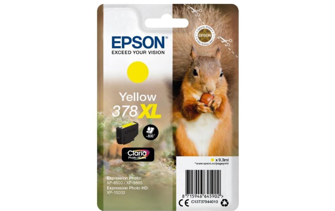 Epson Tintenpatrone 378XL, Gelb, XL – für Epson-Drucker