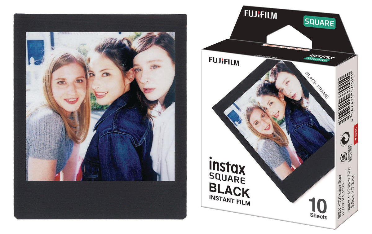 Fujifilm Instax Square Sofortbildfilm – 86 × 72 mm – für Instax SQ6, SQ10, SQ20 und andere – 10er-Pack