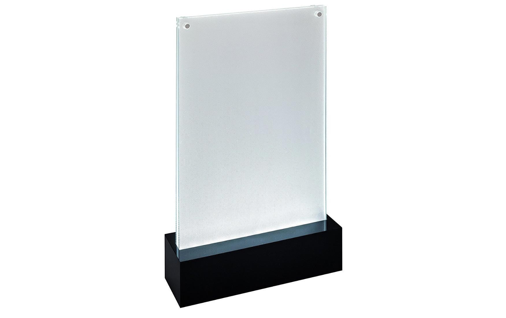 Sigel Tischaufsteller – 221 × 341 mm, transparent, wiederverwendbar, für A4