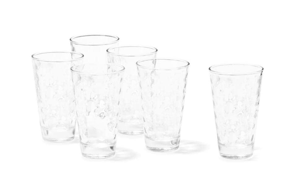 LEONARDO Trinkglas – 0,30 l, Glas, transparent, spülmaschinenfest, 6 Stück