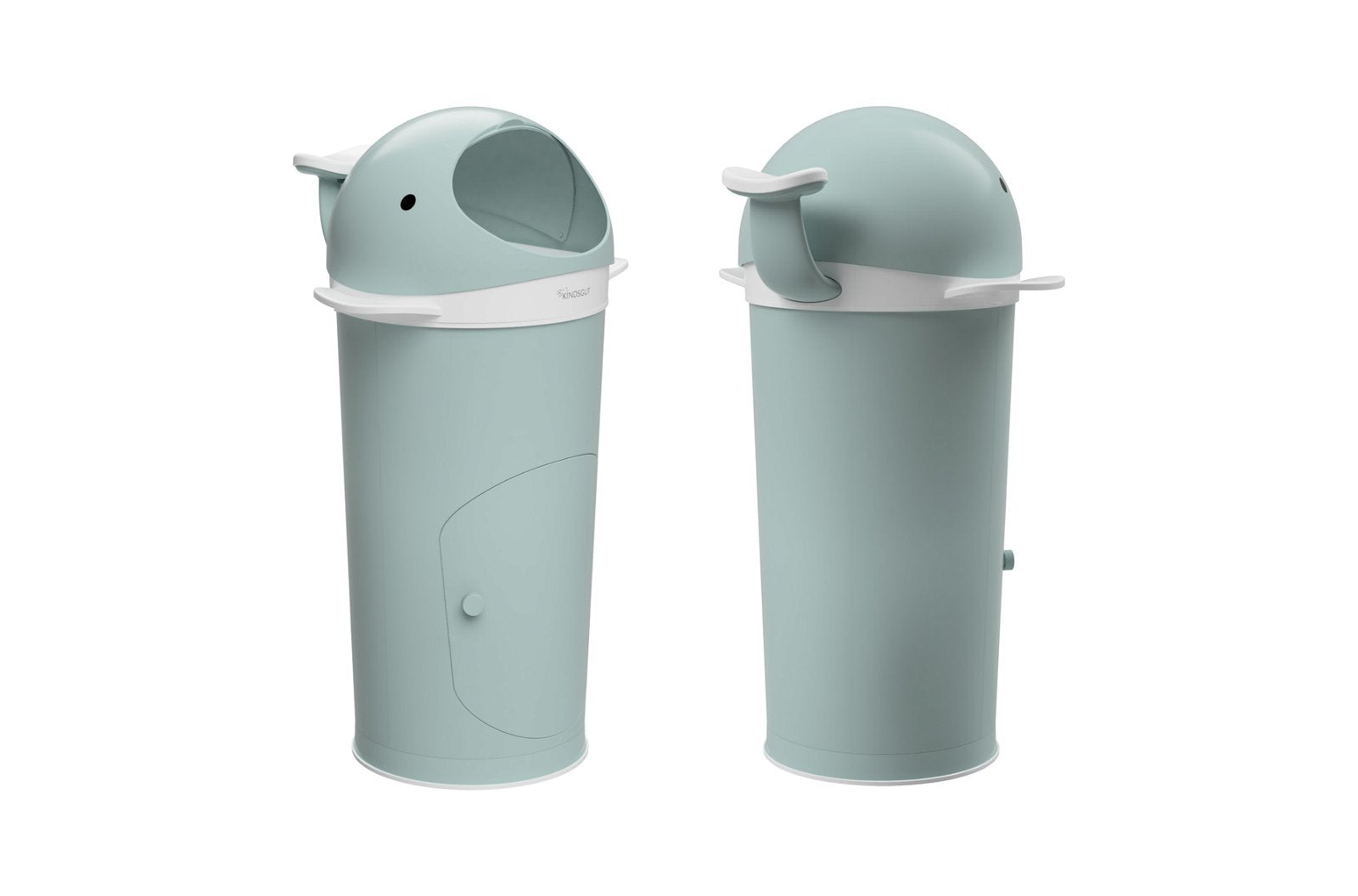 Kindsgut Windeleimer – Kunststoff, türkis – B × H × T 370 × 680 × 350 mm