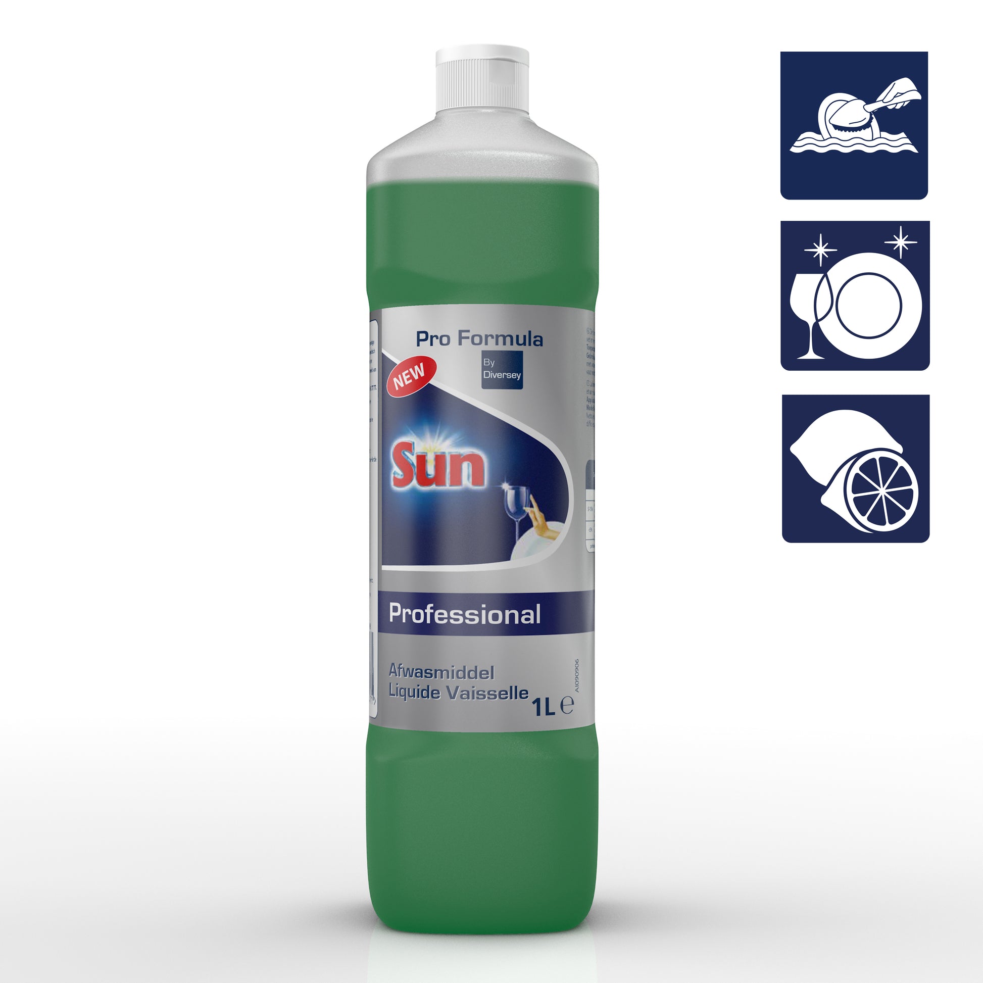 Sun Pro Formula Abwaschmittel Sensitiv – Zitrone – 1 l