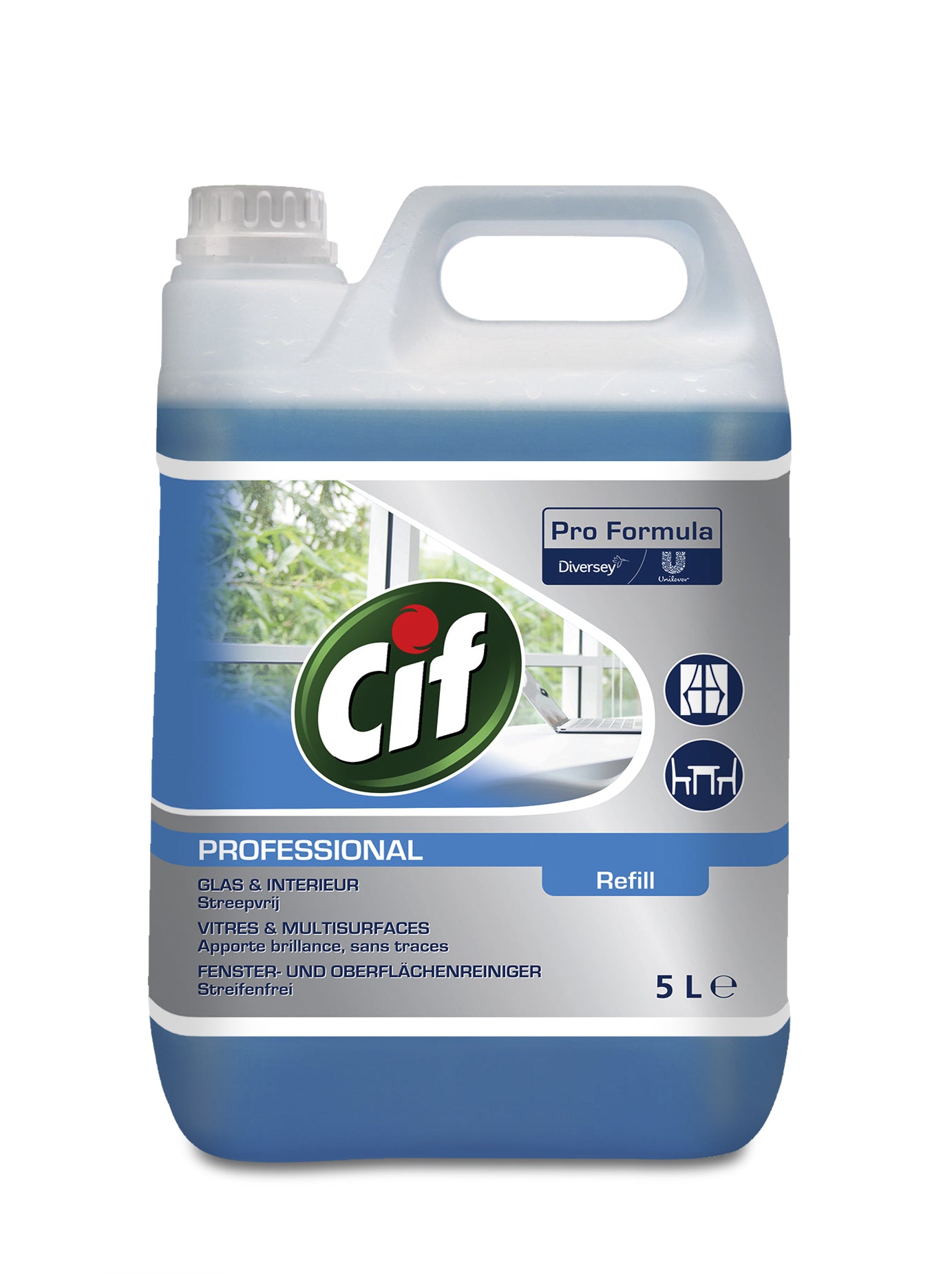 Cif Pro Formula Fenster- und Oberflächenreiniger Professional – 5 l