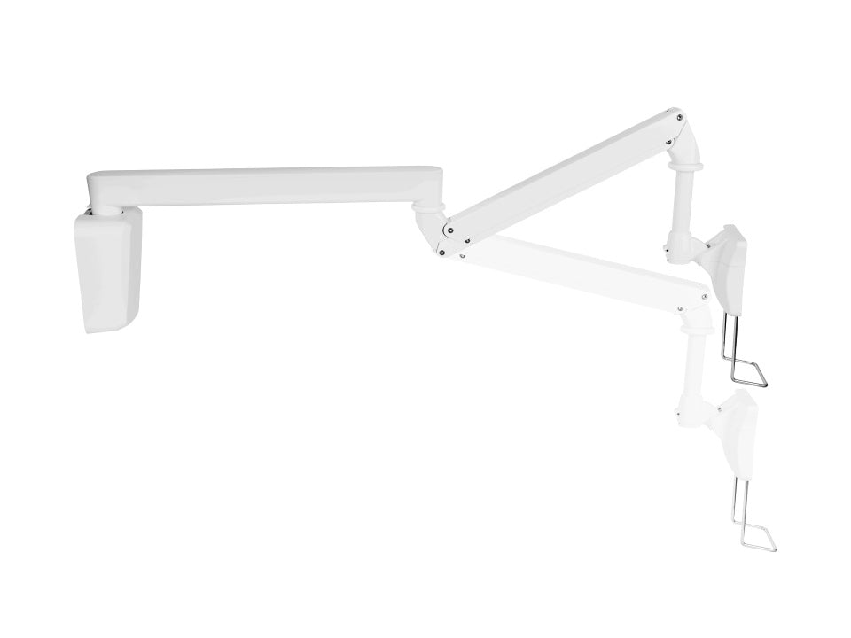 Multibrackets Monitorarm – bis 17", VESA 75 × 75 mm, 6,5 kg, neigbar, höhenverstellbar, weiss