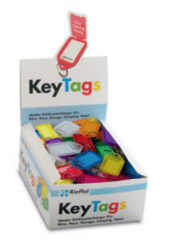 Rieffel Schlüsselschild KeyTag – Kunststoff, Mehrfarbig, 100er-Pack