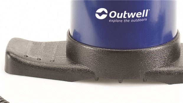 Outwell Handluftpumpe – Doppelhub, mit 3 Aufsätzen – für Schlauchboote