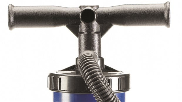 Outwell Handluftpumpe – Doppelhub, mit 3 Aufsätzen – für Schlauchboote