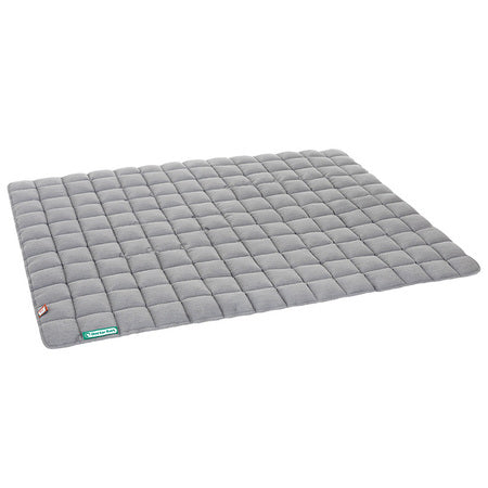 Doctor Bark Wohndecke – Baumwoll-Mischgewebe, Hellgrau – 110 × 140 cm
