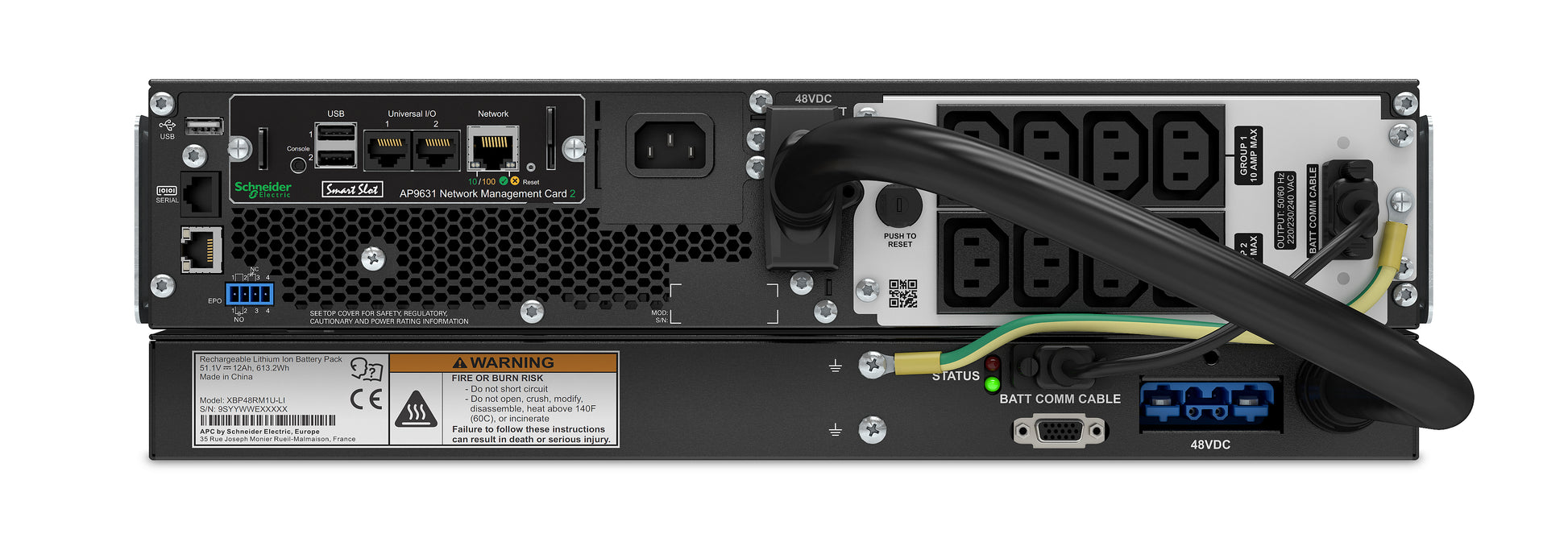 APC Netzteil – 1350 W, 240 V – Schwarz