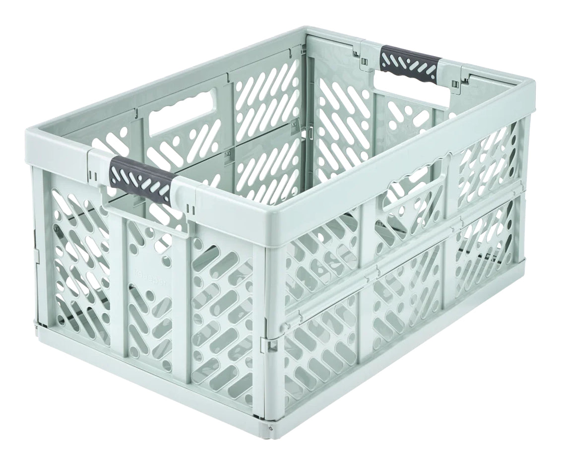 keeeper Ben Klappbox 45 l – faltbar – Kunststoff – grün – 540 × 280 × 370 mm