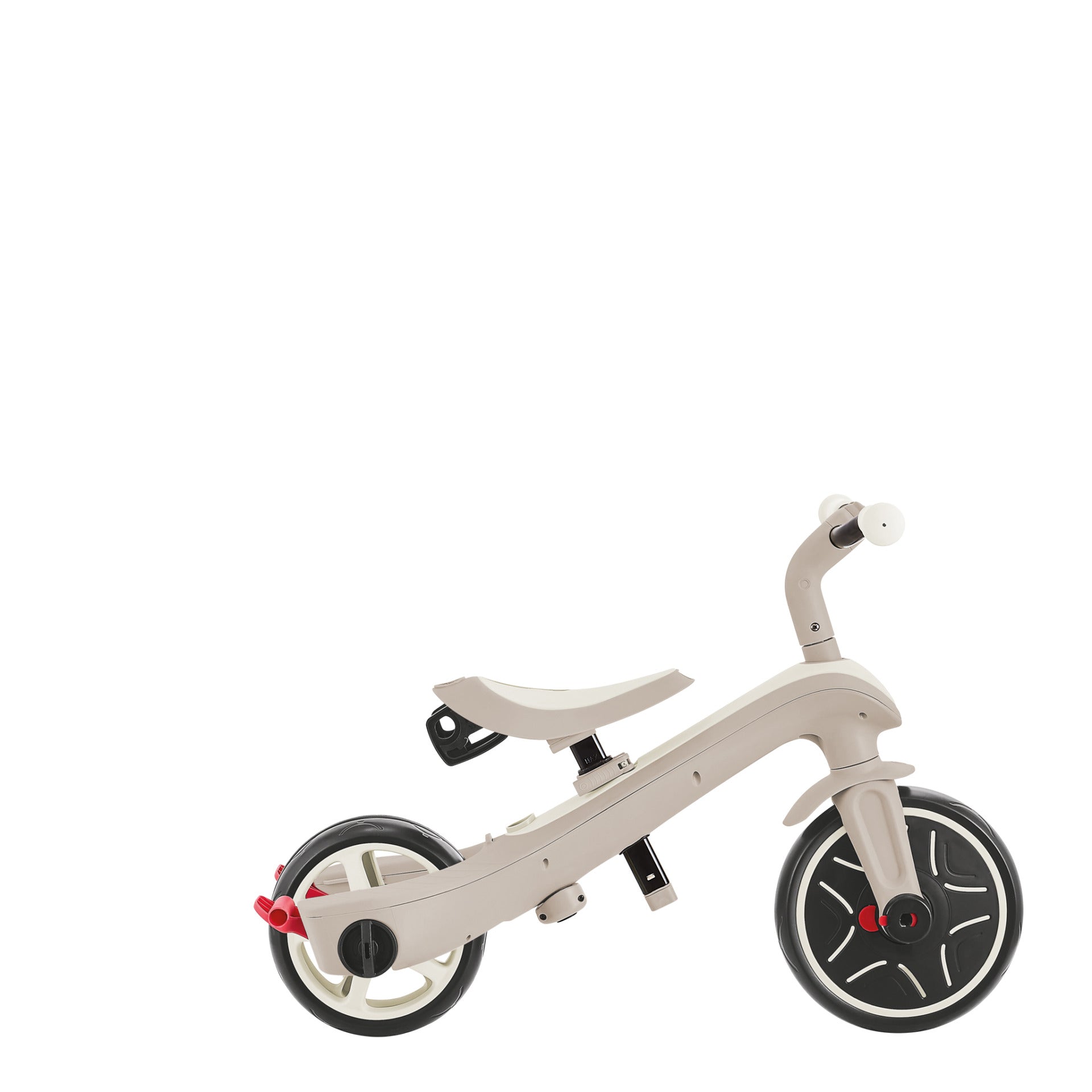 Globber Explorer 4-in-1 Ecologic Dreirad – Ø 25,4 cm – ab 10 Monaten – beige – Polycarbonat – max. 20 kg