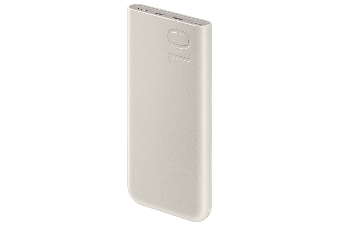 Samsung EB-P3401XUEGWW Powerbank 10'000 mAh – 25 W PD, 2× USB-C, beige