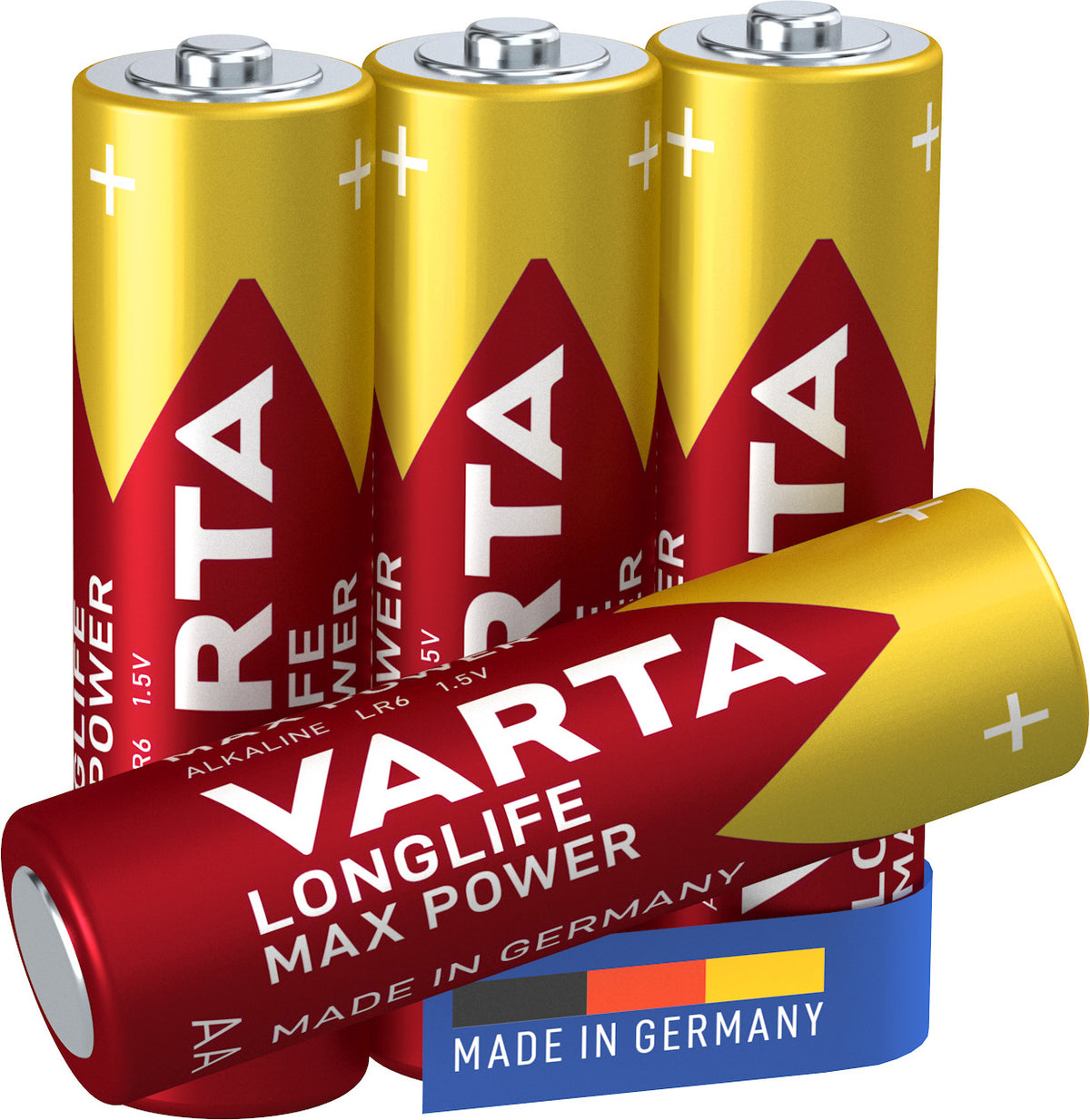 Varta AA Batterien, Alkaline, 1,5 V – 4 Stk.