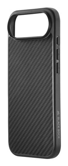 Black Rock Robustes Carbon Backcover – für Apple iPhone Air, PC+TPU, Schwarz, kratzresistent