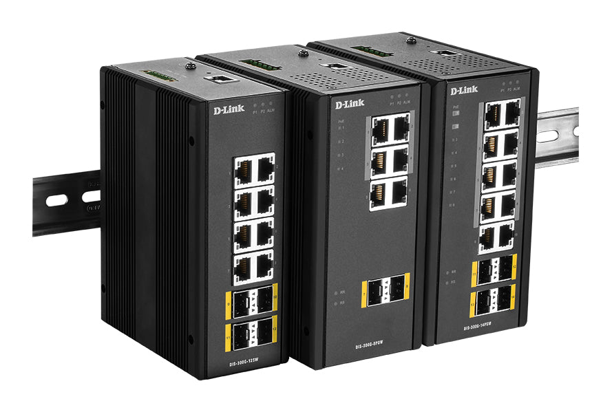 D-Link DIS-300G-8PSW – Managed L2 Switch – 6× 1G, 2× SFP, PoE+, PoE-Budget 120 W