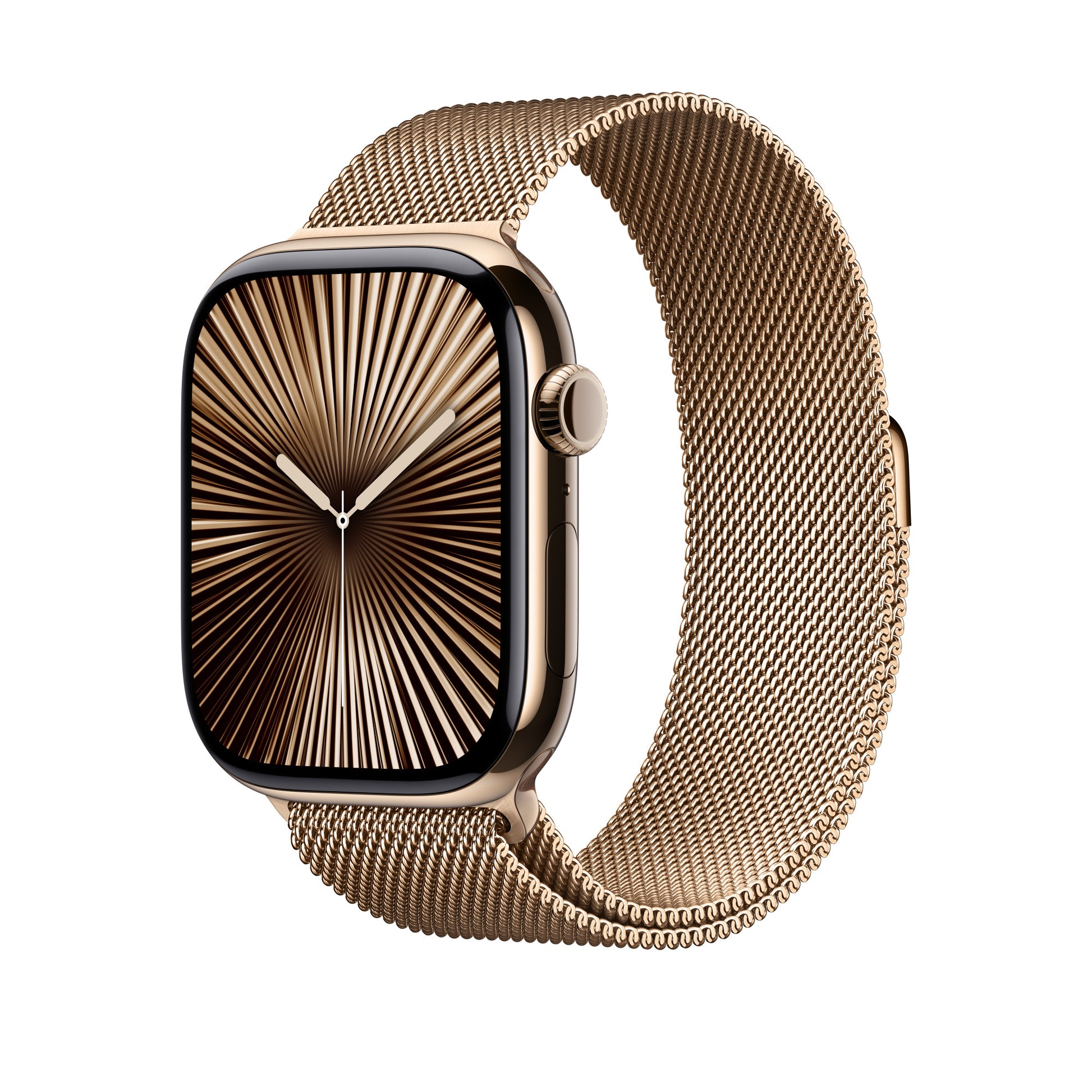 Apple Milanese Loop – Edelstahl, Gold, M/L, für Apple Watch