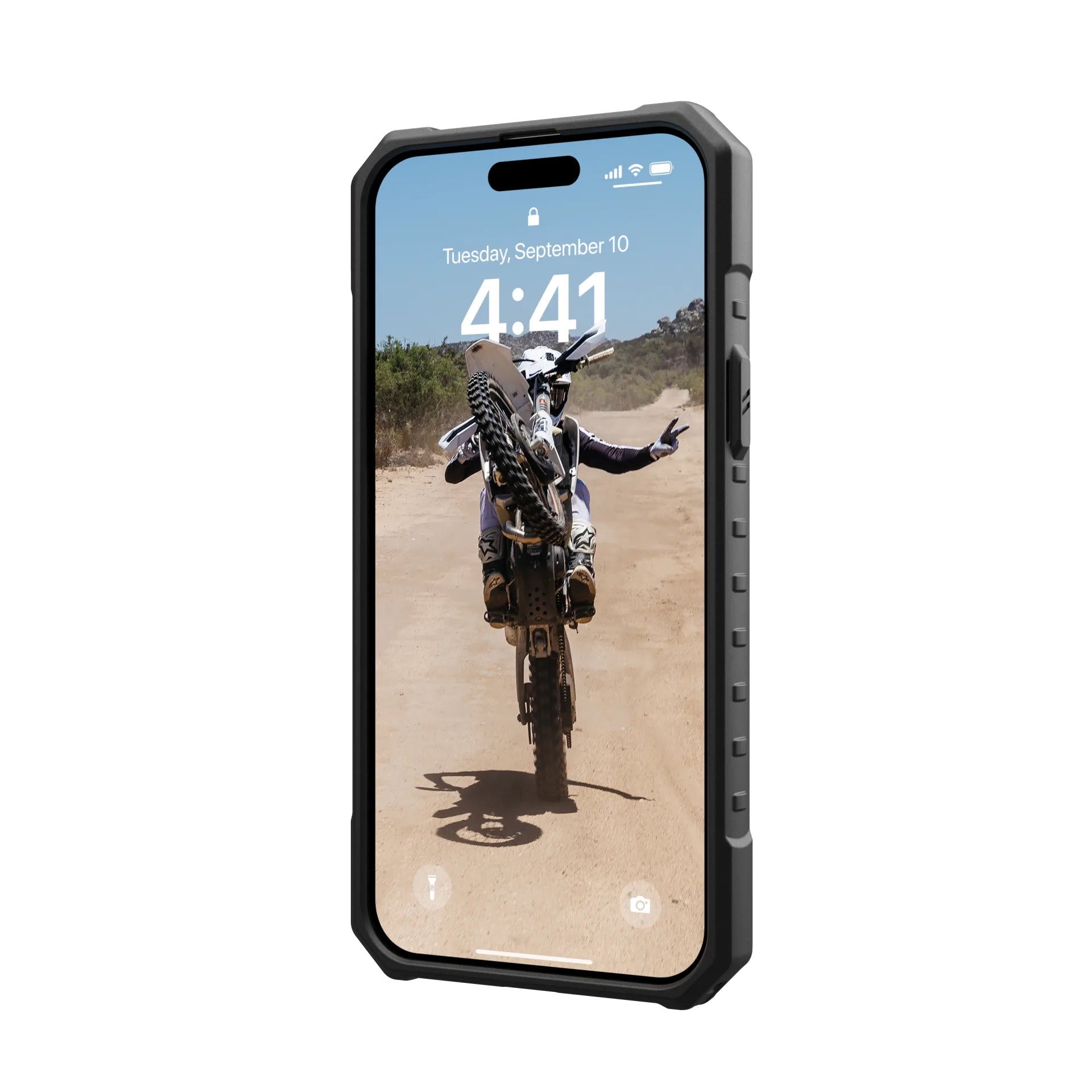 Urban Armor Gear Backcover – für Apple iPhone 15 Plus – schwarz – MagSafe-kompatibel