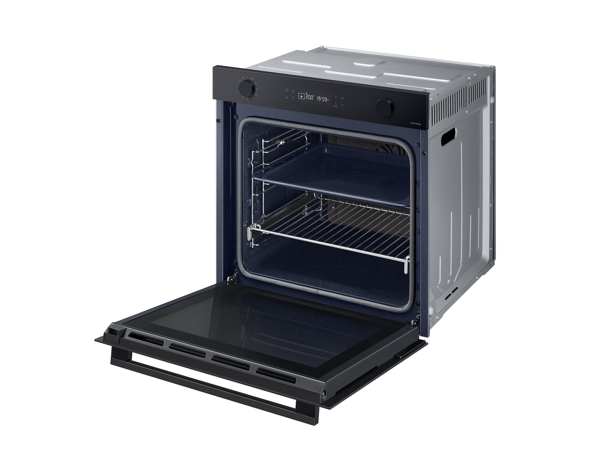 Samsung Einbau-Backofen NV7B41201AK/U3 – 76 l, Grill & Heissluft, 1800 W – Schwarz
