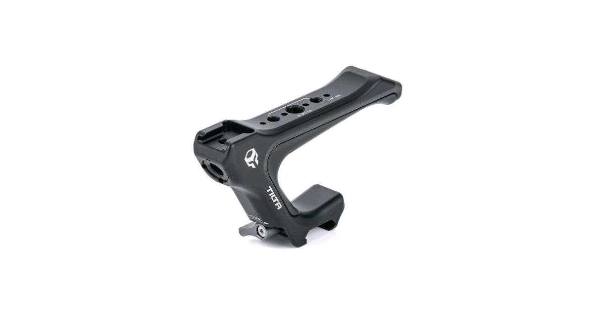 Tilta TA-QRTH7-B Top-Handle (NATO) – Aluminium/Edelstahl, 152,4 × 101,6 × 50,8 mm – 1/4-20/3/8-16 – Schwarz