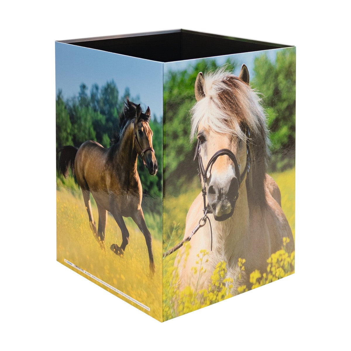 Herma – Papierkorb – 15 l – Karton, braun – B × H × T 220 × 315 × 230 mm