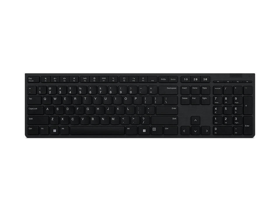 Lenovo Tastatur – Schere – Bluetooth & 2,4 GHz (USB-A-Empfänger) – QWERTZ (CZ/SK) – Grau