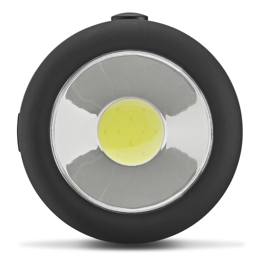 Hama Taschenlampe W140 – 140 lm, COB LED, 3× AAA, Magnet & Haken – Schwarz