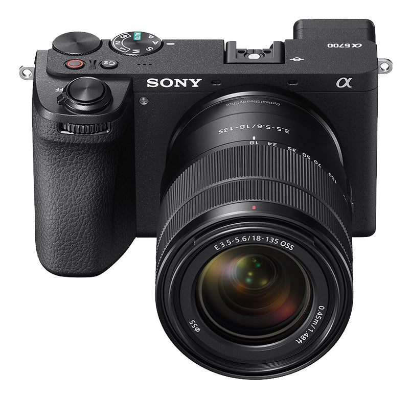 Sony Alpha 6700 Kit 18–135mm f/3.5–5.6 – APS-C, 26 MP, 4K, schwarz