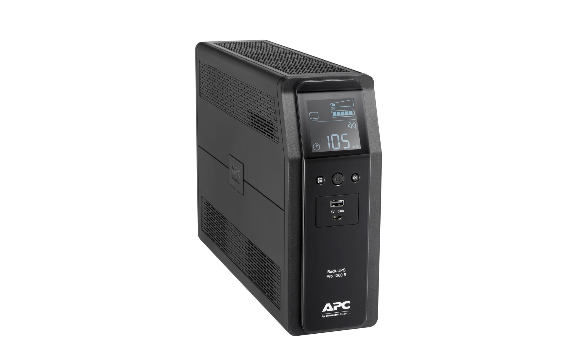 APC BR1200SI USV 1,2 kVA/720 W Line-Interaktiv – Tower – C13×8 – schwarz