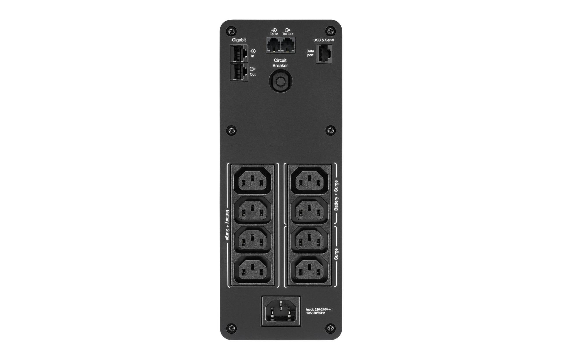 APC BR1200SI USV 1,2 kVA/720 W Line-Interaktiv – Tower – C13×8 – schwarz