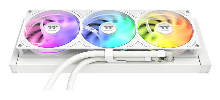 Thermaltake ST360 Ultra ARGB Sync – AIO-Wasserkühlung, 360 mm, 7" LCD, ARGB, Weiss, für Intel LGA/AMD AM4/AM5