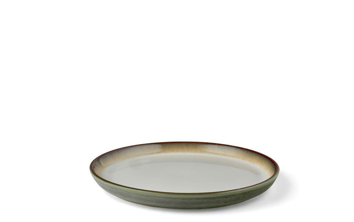 BITZ Dessertteller – 6er Set, Ø 21,0 cm, Steinzeug, Grau, spülmaschinenfest, mikrowellengeeignet
