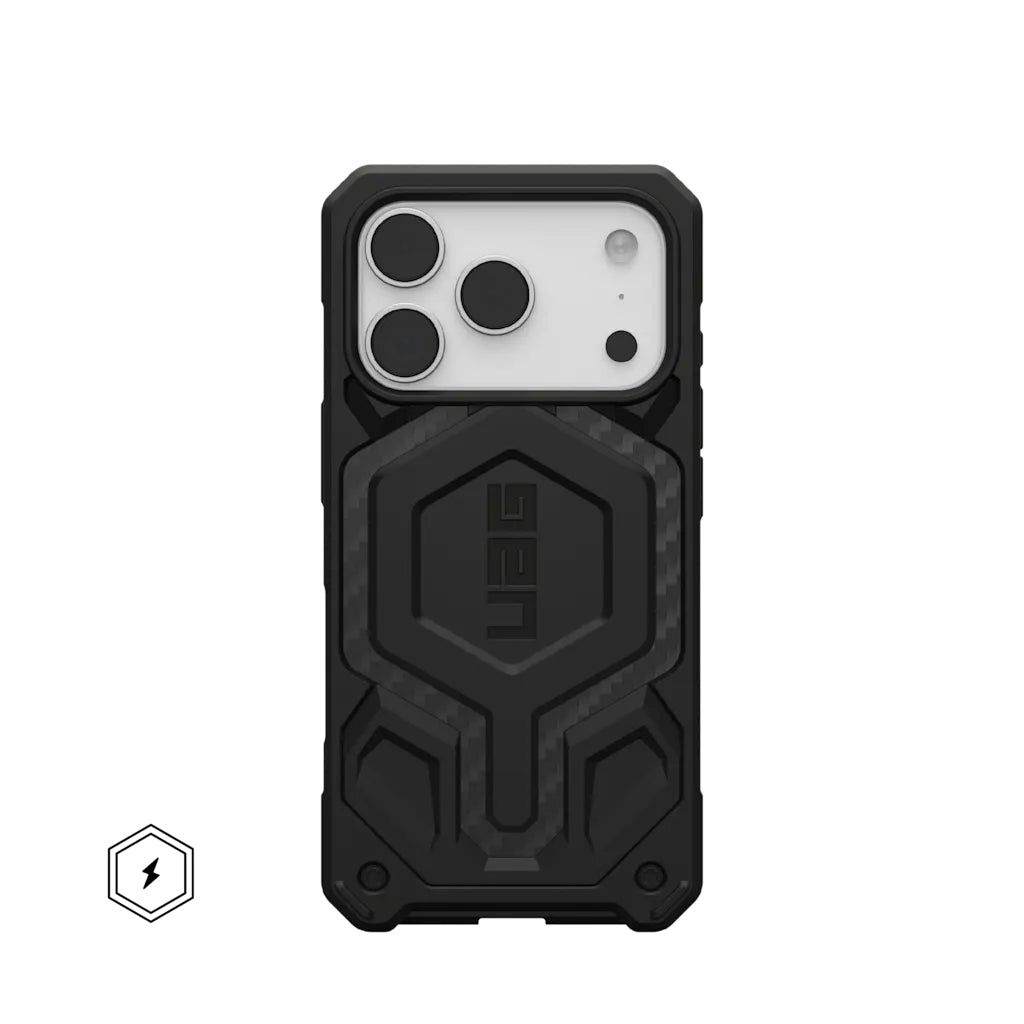Urban Armor Gear UAG – Monarch Pro Backcover – für Apple iPhone 17 Pro – Carbonfaser – PC
