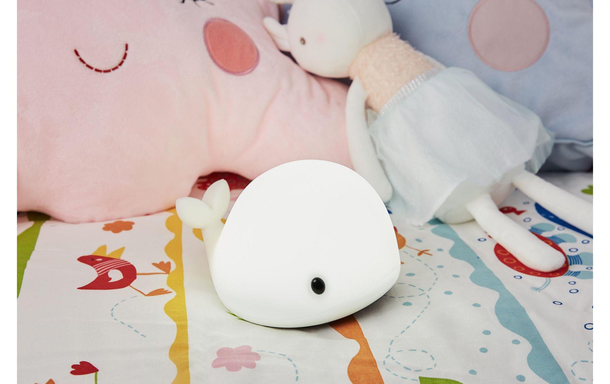 Pauleen Nachtlicht Night Whale – 20 lm, mehrfarbig, Akku, IP20 – Weiss