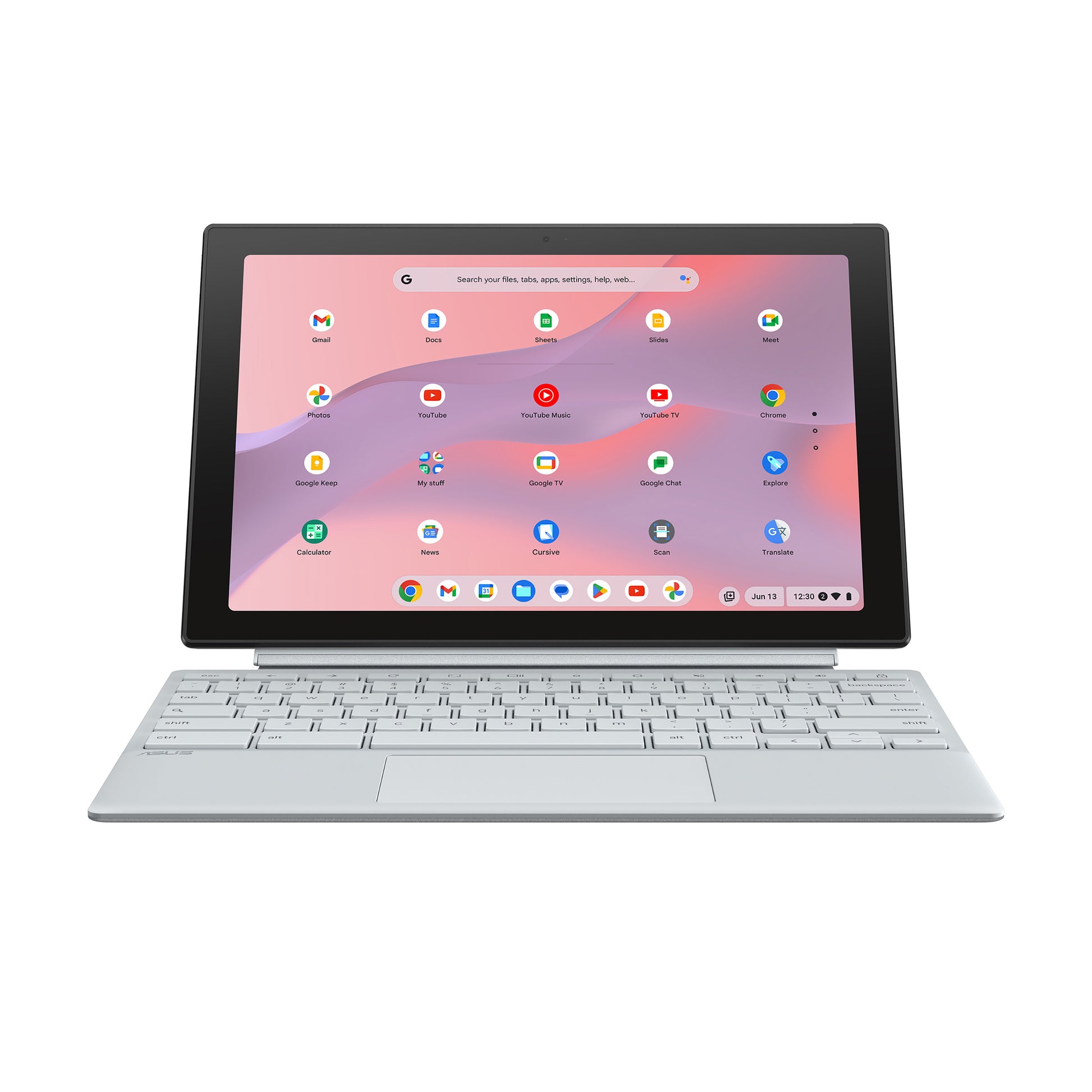 ASUS Chromebook CM30 Detachable CM3001DM2A-R70485 – 10,5", 64 GB, 8 GB RAM, Wi-Fi, Silber