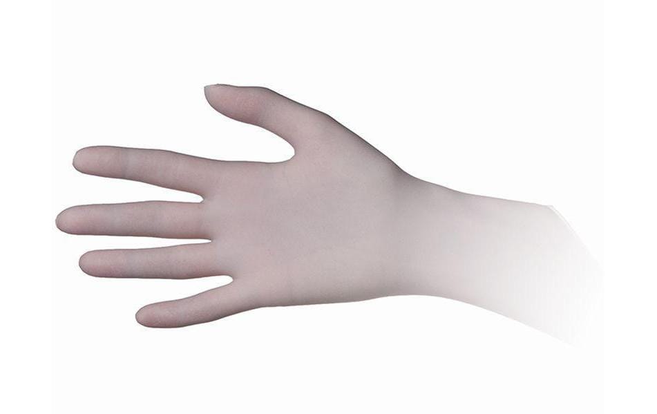 SecondSkin – Einweghandschuhe Latex – S, 100 Stück – Beige