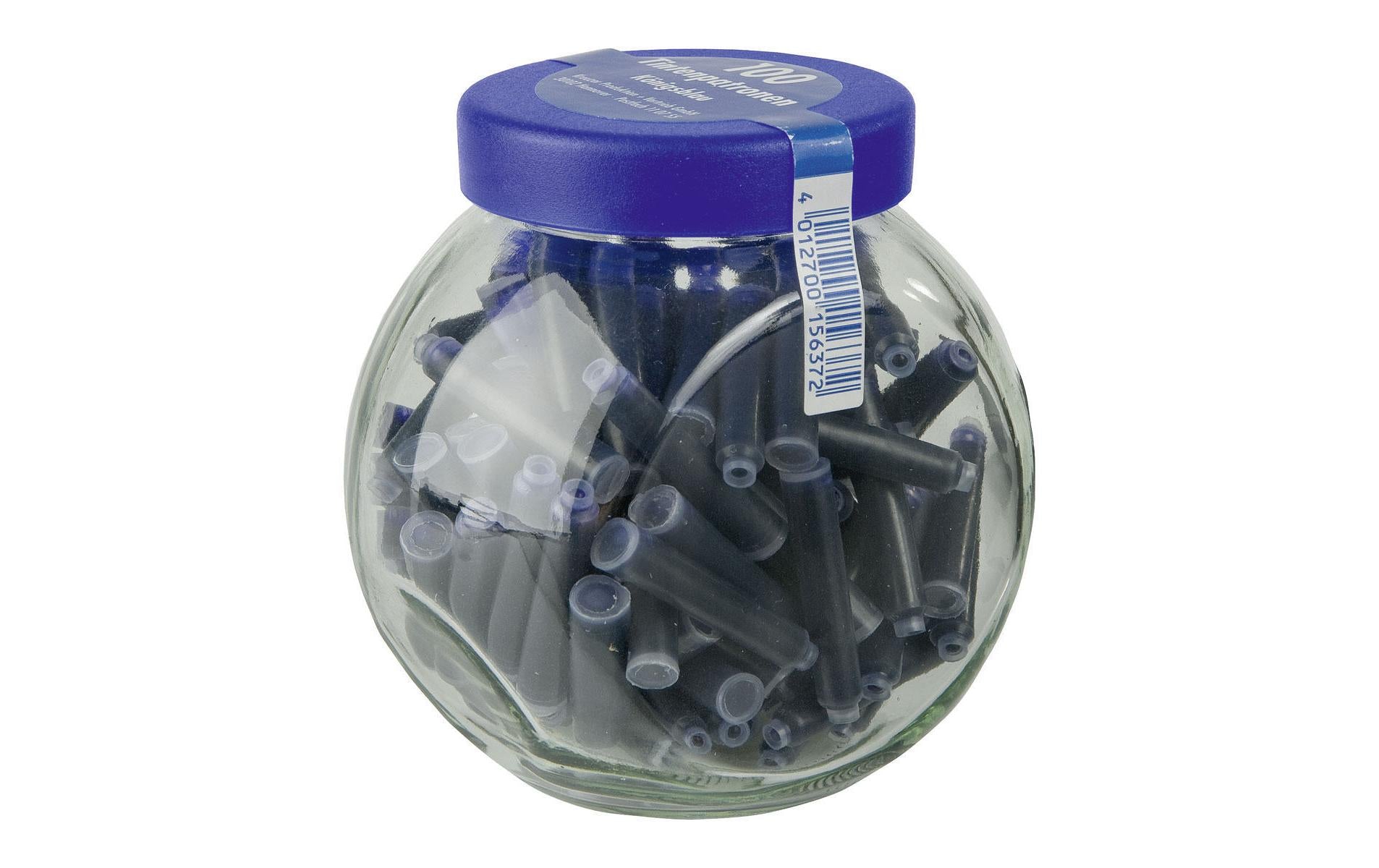 Pelikan 156372 Füllhalter-Patrone – Königsblau, 100er-Pack