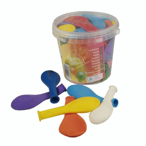 Papstar Luftballons – mehrfarbig – Ø 22 cm – Latex – 100 Stk