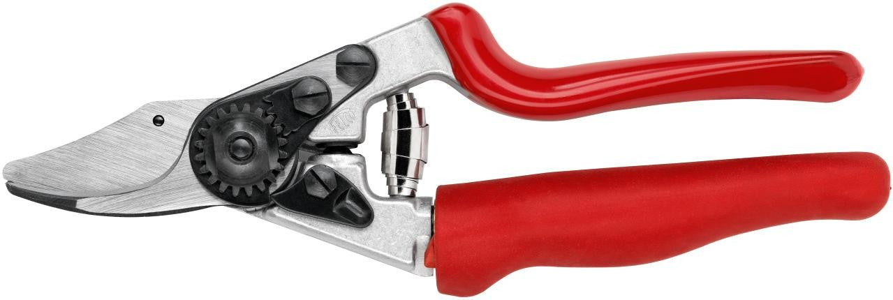 Felco 12 – Gartenschere 20 mm, Amboss, Aluminiumgriff, Rot