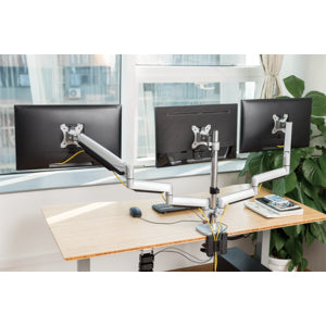 LogiLink BP0052 – Monitorarm Tischhalterung – 3 Monitore – 13–32" – VESA 75×75/100×100 mm – bis 7 kg/Monitor –