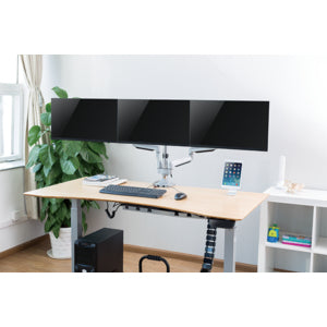 LogiLink BP0052 – Monitorarm Tischhalterung – 3 Monitore – 13–32" – VESA 75×75/100×100 mm – bis 7 kg/Monitor –